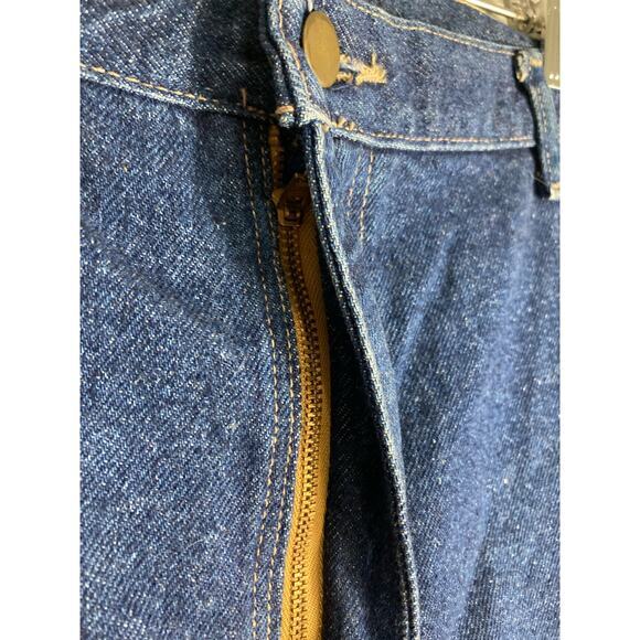 Vintage Blue Denim Jeans Size 48 Waist Relaxed Straight Fit‎ Plus - Picture 11 of 12